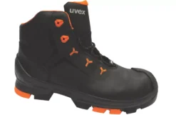 Chaussures De Sécurité Montantes Sans Métal Uvex 2 Noires Pointure 46